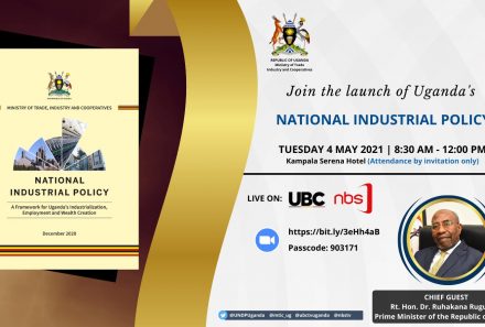 Launch of the National Industrial Policy